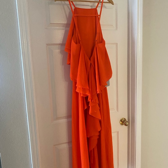 ASOS Ruffle Waterfall Soft Maxi Dress - Picture 4 of 5